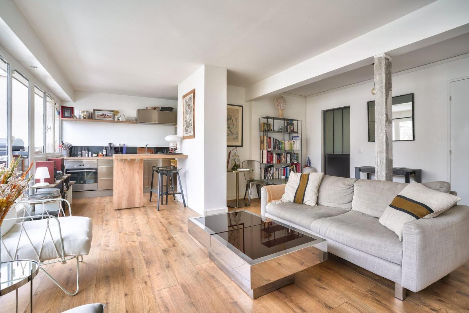 Guestready - Apt Confortable Avec Terrasse Au 18E Paris Luaran gambar